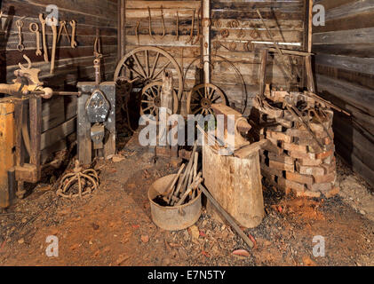 Ancienne forge à Hillend Australie Banque D'Images