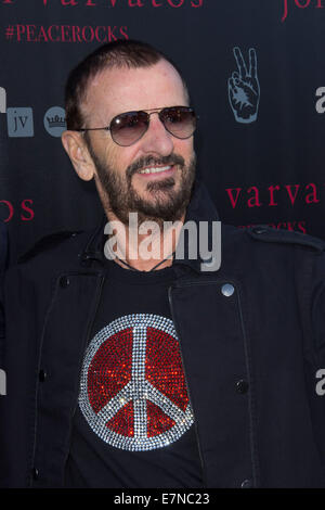 Los Angeles, Californie, USA. Sep 21, 2014. Ringo Star assiste à John Varvatos et Ringo Starr Célébration de la Journée internationale de la paix le 21 septembre 2014 à la John Varvatos Boutique Los Angeles Californie..USA. TLeopold Globe Crédit :/Photos/ZUMA/Alamy Fil Live News Banque D'Images