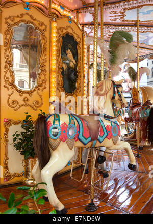 Carrousel dans Florence Toscane Italia Italie Europe Banque D'Images