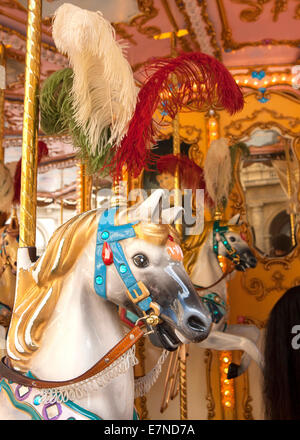 Carrousel dans Florence Toscane Italia Italie Europe Banque D'Images