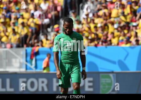 Didier Drogba. Colombie / Côte d'Ivoire. Match de groupe. Coupe du Monde de la FIFA, Brésil 2014. Stade National, Brasilia. 19 juin 2014. Banque D'Images