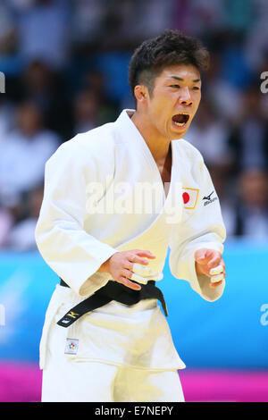 Incheon, Corée du Sud. Sep 20, 2014. Takajo Tomofumi (JPN) Judo : procéder à des hommes au gymnase Dowon kg au cours de la 2014 Jeux Asiatiques d'Incheon en Corée du Sud, la Corée du Sud. © YUTAKA/AFLO SPORT/Alamy Live News Banque D'Images