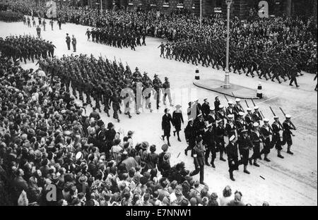 Victory day parade Londres 1945 Banque D'Images