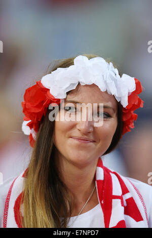 Lodz, Pologne. 18 Sep, 2014. Pologne (POL) : volley-ball Volleyball FIVB Men's World Championship troisième piscine ronde H match entre la Pologne 3-2 la Russie à Atlas Arena à Lodz, Pologne . © Hirano et Yoshihige/AFLO/Alamy Live News Banque D'Images