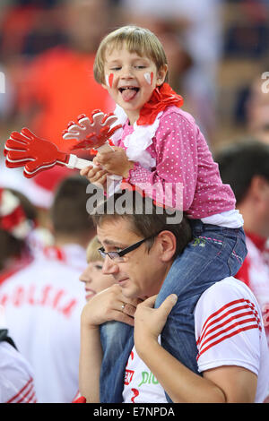 Lodz, Pologne. 18 Sep, 2014. Pologne (POL) : volley-ball Volleyball FIVB Men's World Championship troisième piscine ronde H match entre la Pologne 3-2 la Russie à Atlas Arena à Lodz, Pologne . © Hirano et Yoshihige/AFLO/Alamy Live News Banque D'Images