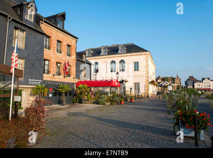 Matin d'été à Honfleur, Normandie France Europe Banque D'Images