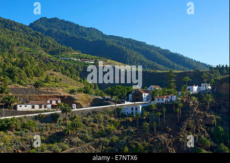 Canaries, Canaries, Iles britanniques, La Palma, Espagne, Europe, à l'extérieur, jour, personne, Santuario de Nuestra Señora de las Nieves,... Banque D'Images