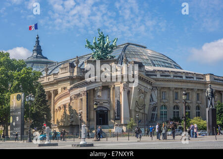 Ville, entrée privée, France, Grand Palais, Paris, architecture, art, artistique, exposition, accrocheur, tourisme, Voyage, bizarre Banque D'Images