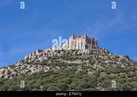 Castille, château, Ciudad Real, la province, la région, l'Espagne, l'Europe, de l'architecture, Calatrava, forteresse, l'histoire, la Mancha, tourisme, t Banque D'Images