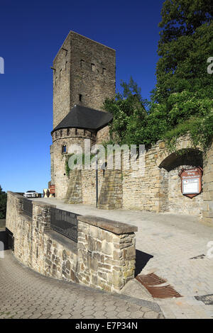 Allemagne, Europe, Hattingen, Ruhr, en Westphalie, Rhénanie-Palatinat, Allemagne, Europe, Hattingen-Blankenstein, château, Blan Banque D'Images