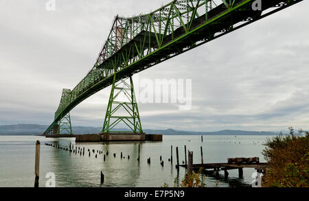 L'Astoria-Megler Bridge d'Astoria, la Pacific Coast Highway 101 Banque D'Images