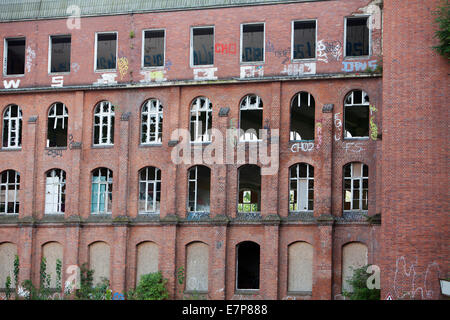 Les friches industrielles depuis 1999, Hannoversche Gummiwerke Excelsior, Continental AG, plus léger, Hanovre, Basse-Saxe, Allemagne, UNION EUROPÉENNE Banque D'Images