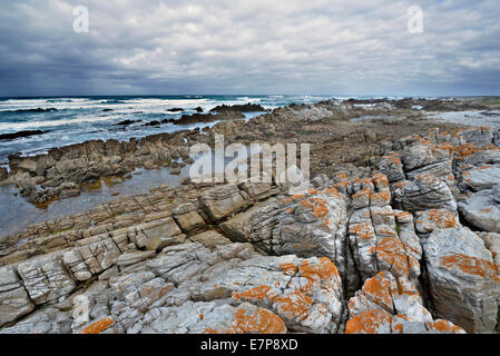 L'Afrique du Sud, Cape Agulhas, la plus méridionale de l'Afrique Banque D'Images