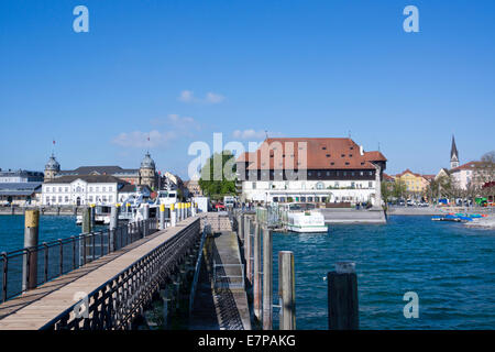 Konzilgebäude, bâtiment du Conseil, le lac de Constance, Constance, Bade-Wurtemberg, Allemagne, Europe Banque D'Images