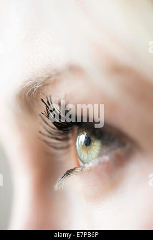 Close-up of woman's eye Banque D'Images