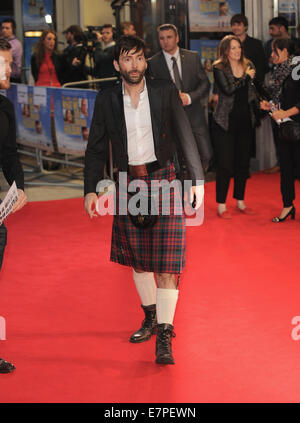 Londres, Royaume-Uni. 22 Sep, 2014. David Tennant assiste à la première UK de 'ce que nous avons fait sur notre maison de vacances' à Odéon West End. Credit : Ferdaus Shamim/ZUMA/Alamy Fil Live News Banque D'Images