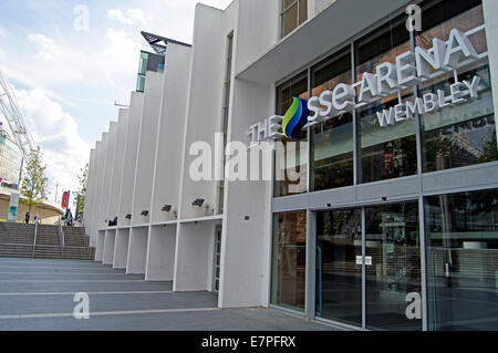 Wembley Arena (l'arène de l'ESS), Wembley, London Borough of Brent, Angleterre, Royaume-Uni Banque D'Images