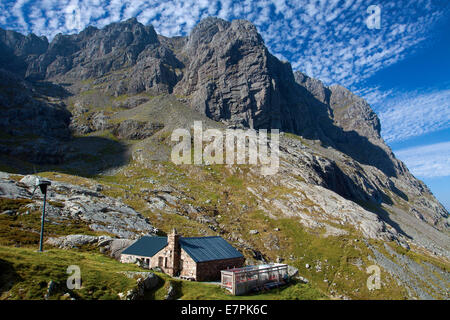 Ben Nevis et la face Nord Charles Inglis Clark Memorial Hut Hut (CIC), Lochaber Banque D'Images