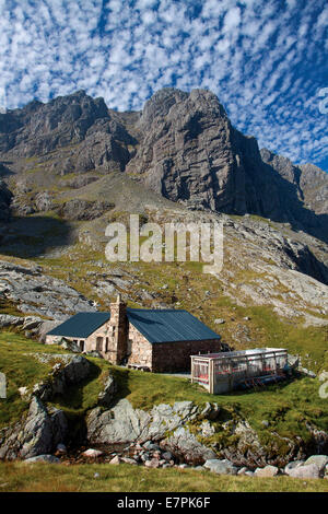 Ben Nevis et la face Nord Charles Inglis Clark Memorial Hut Hut (CIC), Lochaber Banque D'Images