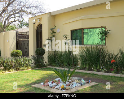 La maison de Nelson Mandela à Houghton, Johannesburg, où il est mort le 5 décembre 2013. Photo Tony Gale Banque D'Images