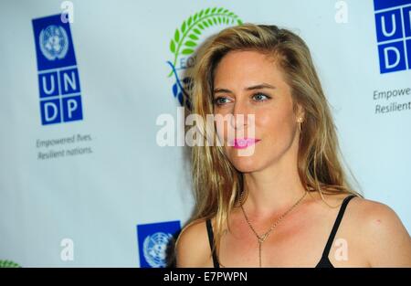 New York, NY, USA. 22 Sep, 2014. Feist à arrivés pour la Organisation des Nations Unies (ONU) Prix Équateur 2014 Cérémonie de remise des prix, Avery Fisher Hall, au Lincoln Center, New York, NY Le 22 septembre 2014. Credit : Gregorio T./Binuya Everett Collection/Alamy Live News Banque D'Images