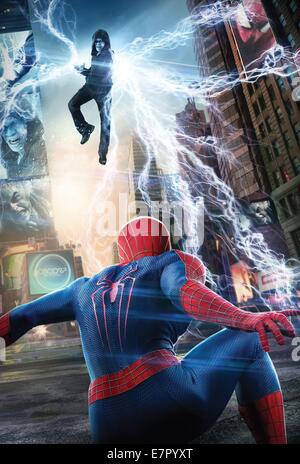 L'Amazing Spider-man 2 Année : 2014 USA Réalisation : Marc Webb Andrew Garfield, Jamie Foxx Film poster (textless) Banque D'Images