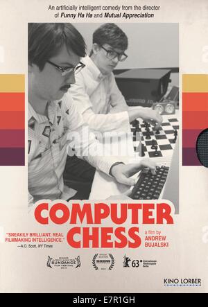 Computer Chess Année : 2013 USA Réalisation : Andrew Bujalski affiche de film (USA) Banque D'Images