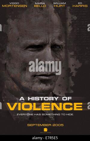 A history of violence Année : 2005 USA Réalisation : David Cronenberg Ed Harris (USA) affiche de film Banque D'Images