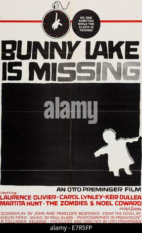 Bunny Lake est manquant Année : 1965 UK Réalisateur : Otto Preminger affiche de film (USA) Banque D'Images