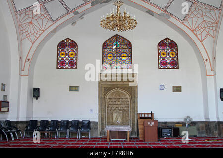 Intérieur de la Mosquée Bleue (également connu sous le nom de la mosquée centrale) à Erevan, Arménie Banque D'Images