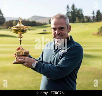 Gleneagles, Sangüesa, Perthshire, en Écosse. Sep 23, 2014. La Ryder Cup. Paul McGinley, capitaine de l'équipe européenne de la Ryder Cup, au cours de l'équipe Europe photo appel. Credit : Action Plus Sport/Alamy Live News Banque D'Images