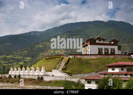 L'est du Bhoutan, Trashigang, Rangjung Woesel Thakchog et monastère Choeling Banque D'Images