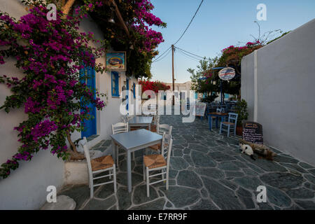 Rues de Folegandros Banque D'Images