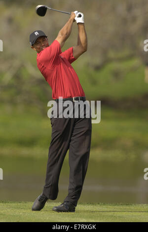 Orlando, Floride, USA. Mar 19, 2006. Tiger Woods en action pendant le Bay Hill Invitational le 19 mars 2006 à Orlando, Floride.ZUMA Press/Scott A. Miller. © Scott A. Miller/ZUMA/ZUMAPRESS.com/Alamy fil Live News Banque D'Images