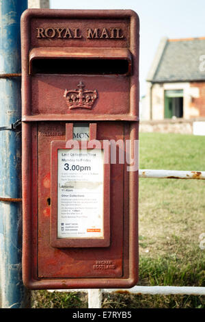 Old Post Box, North Berwick, Ecosse Banque D'Images
