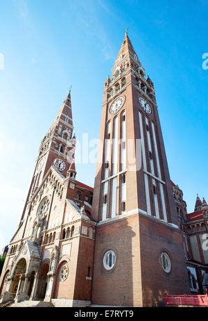 L'Église Votive et cathédrale de Notre Dame de la Hongrie. Szeged Banque D'Images