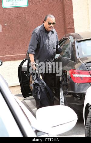 Billy Dee Williams promenades lentement à la classe de danse à danse avec les stars En vedette : Billy Dee Williams Où : Los Angeles, California, United States Quand : 21 Mars 2014 Banque D'Images