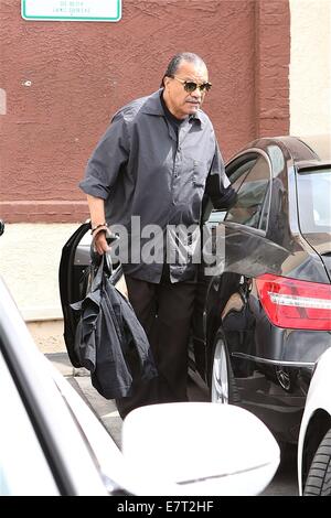 Billy Dee Williams promenades lentement à la classe de danse à danse avec les stars En vedette : Billy Dee Williams Où : Los Angeles, California, United States Quand : 21 Mars 2014 Banque D'Images