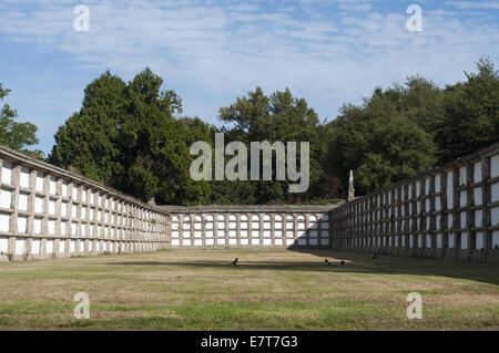 Le cimetière de Bonaval park dans la ville de Santiago de Compostela, Espagne Banque D'Images