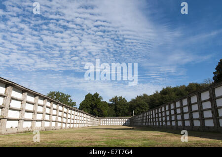 Le cimetière de Bonaval park dans la ville de Santiago de Compostela, Espagne Banque D'Images