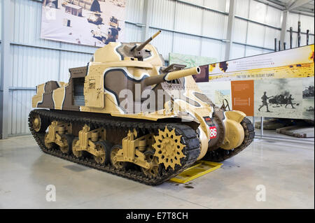 Le milieu M3 Grant au réservoir Tank Museum, Bovington, Dorset, England, UK Banque D'Images