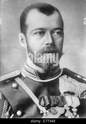 Nicolas II, l'affaire Louis TRIO Le Tsar de Russie, vers 1914 Banque D'Images