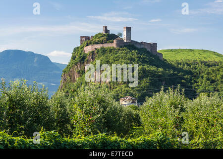 Messner Mountain Museum Firmian, au Château Sigmundskron, ruines, près de Bolzano, Trentin-Haut-Adige, Italie Banque D'Images