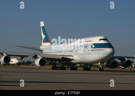 CATHAY PACIFIC BOEING 747 Banque D'Images
