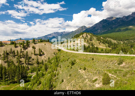 Radium Hot Springs, en Colombie-Britannique, Canada Banque D'Images