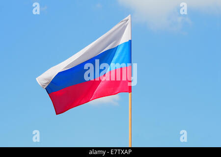 Drapeau russe Banque D'Images