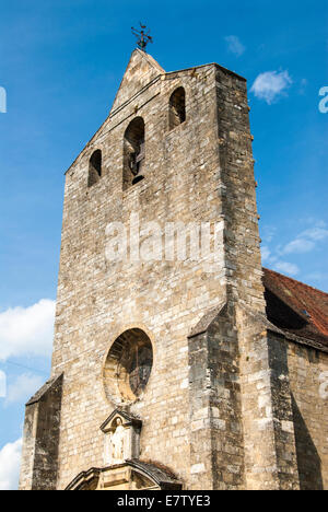 Domme église Notre Dame de l'Assomption Banque D'Images