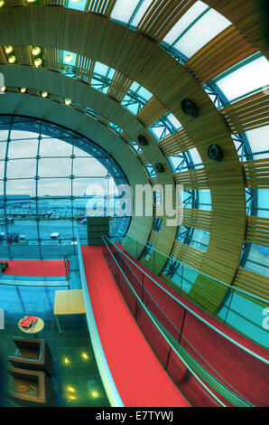 L'aéroport Charles de Gaulle, Paris, France. Banque D'Images