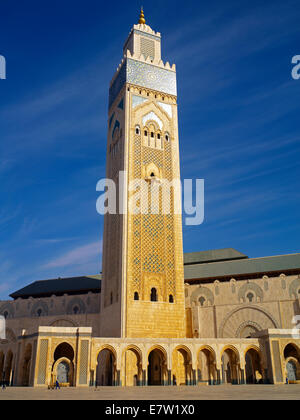 La Grande Mosquée de Hassan II à Casablanca Banque D'Images