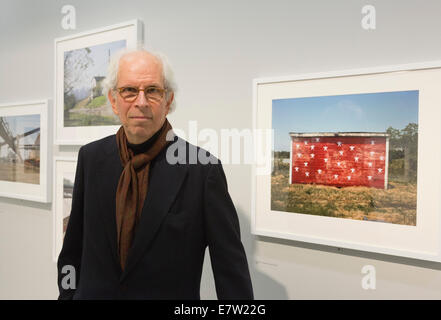 Exposition 'La construction de mondes. Photographie et architecture dans l'âge moderne" au Barbican Art Gallery. Stephen Shore. Banque D'Images